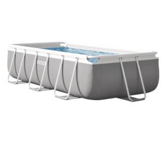 Piscina Estructural Rectangular INTEX Prism Frame 3m x 1.75m x 80cm, 3.539L, con Bomba y Escalera