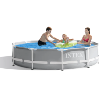 Piscina Estructural Redonda INTEX Prism Frame 305 x 76 cm, 4.485L, con Bomba