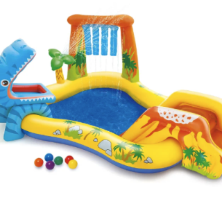 Piscina Centro de Juegos Inflable INTEX Dinosaurio