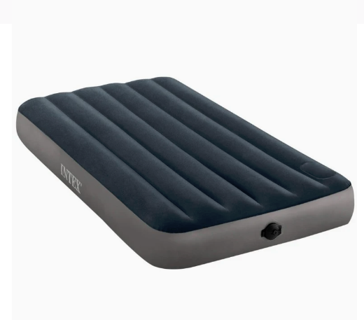 Colchón Inflable Twin INTEX 1 Plaza con Batería 2 Tiempos Dura-Beam Standard